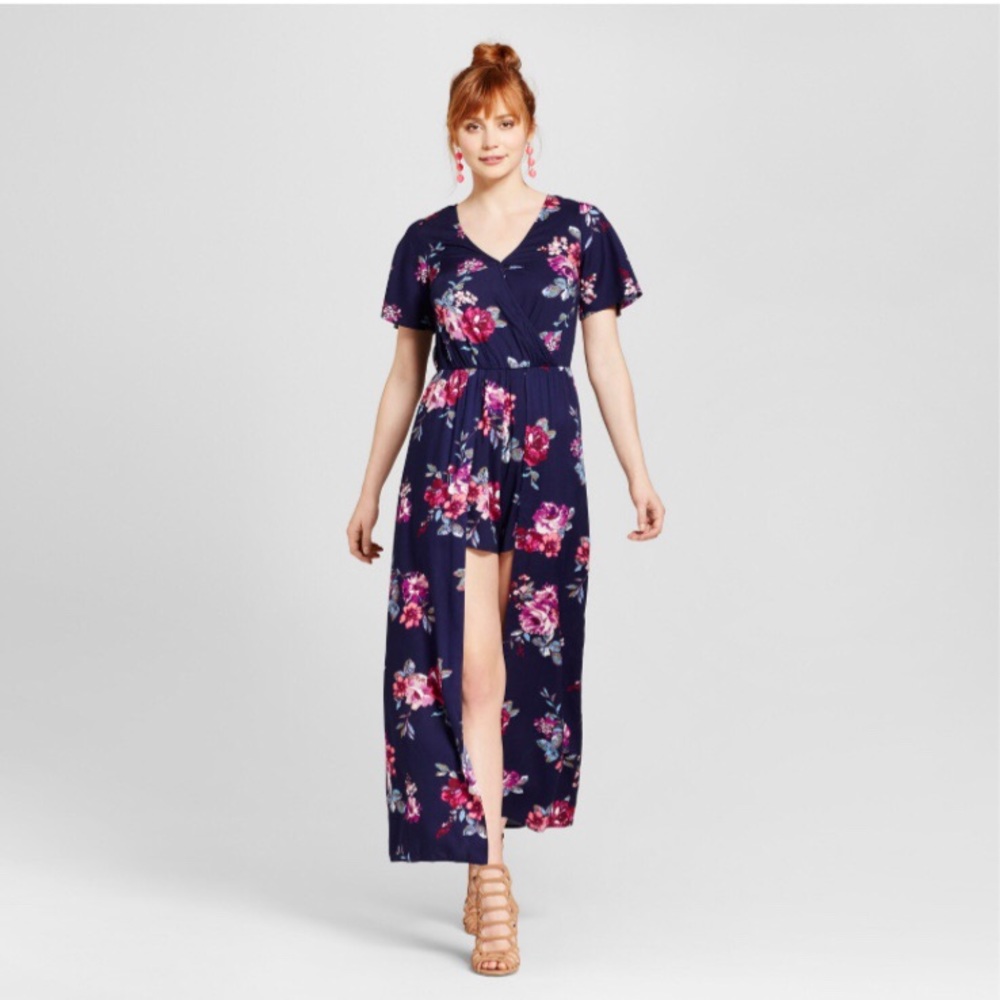 Floral Hi Low Romper!